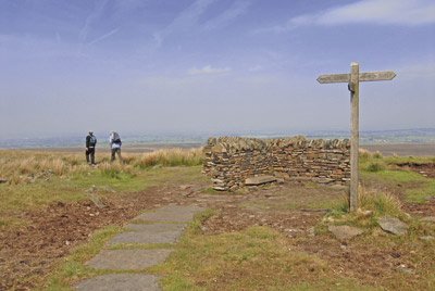 Walking on the West Pennine Moors - Route Photos
