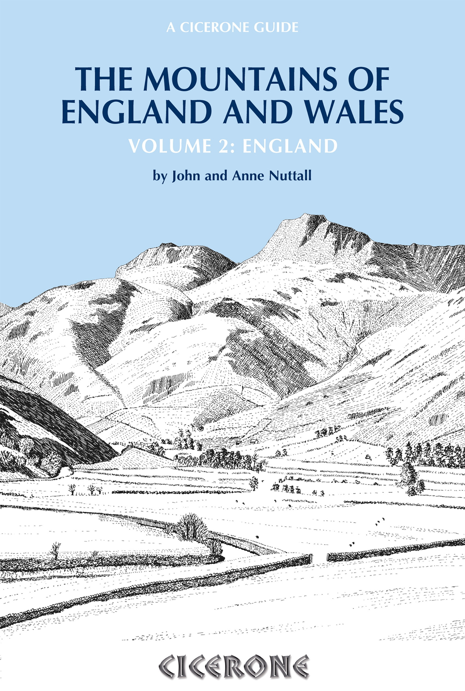 The Mountains of England and Wales: Vol 2 England - Front Cover