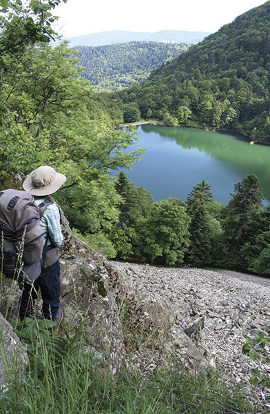 The GR5 Trail - Vosges and Jura - Route Photos