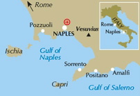 Walking on the Amalfi Coast - Location Map