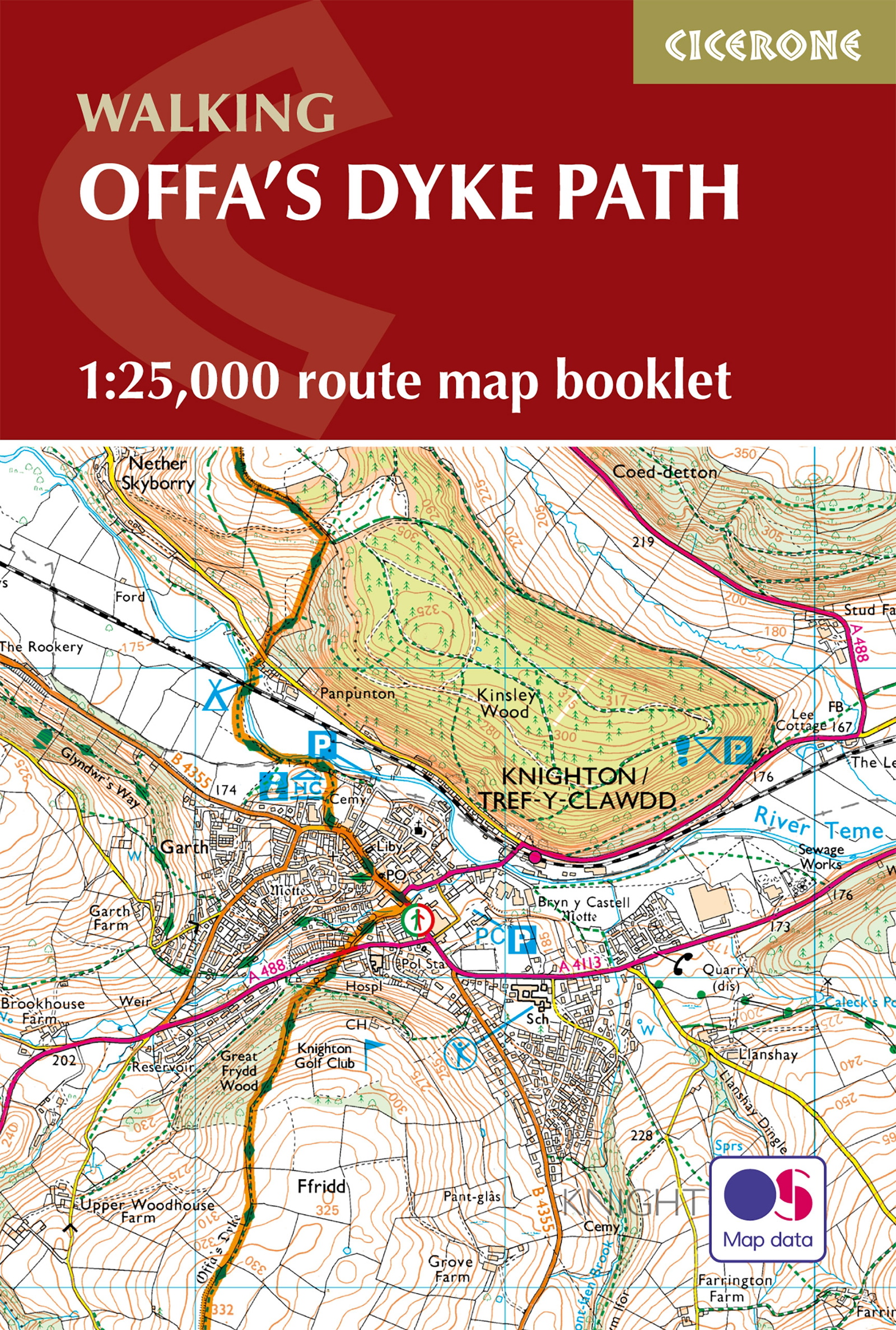 Offa's Dyke Map Booklet - Front Cover