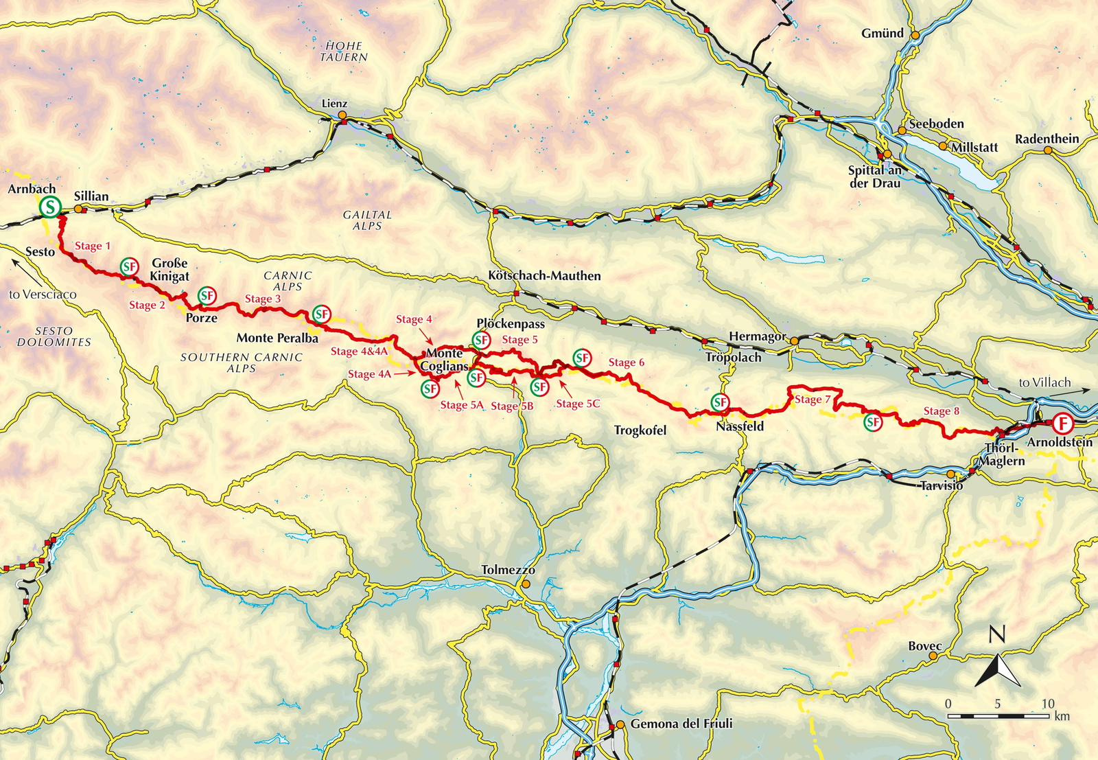 Karnischer Höhenweg Guidebook | Carnic High Route… | Cicerone Press
