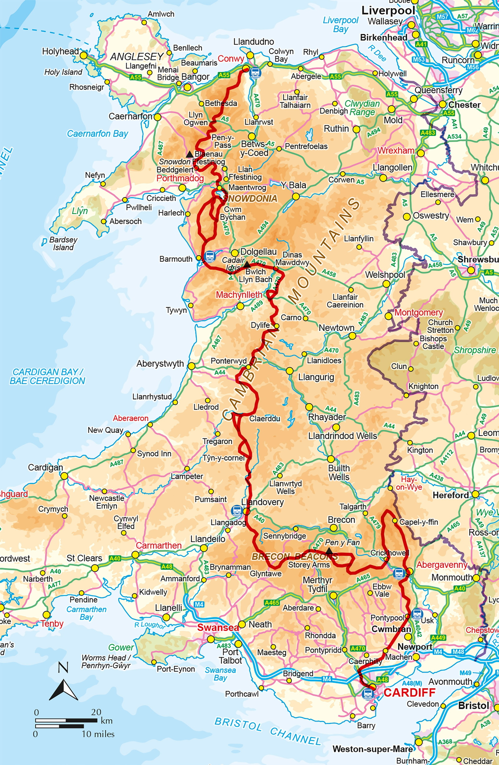 The Cambrian Way Guidebook – Cardiff to Conwy Wales… | Cicerone Press
