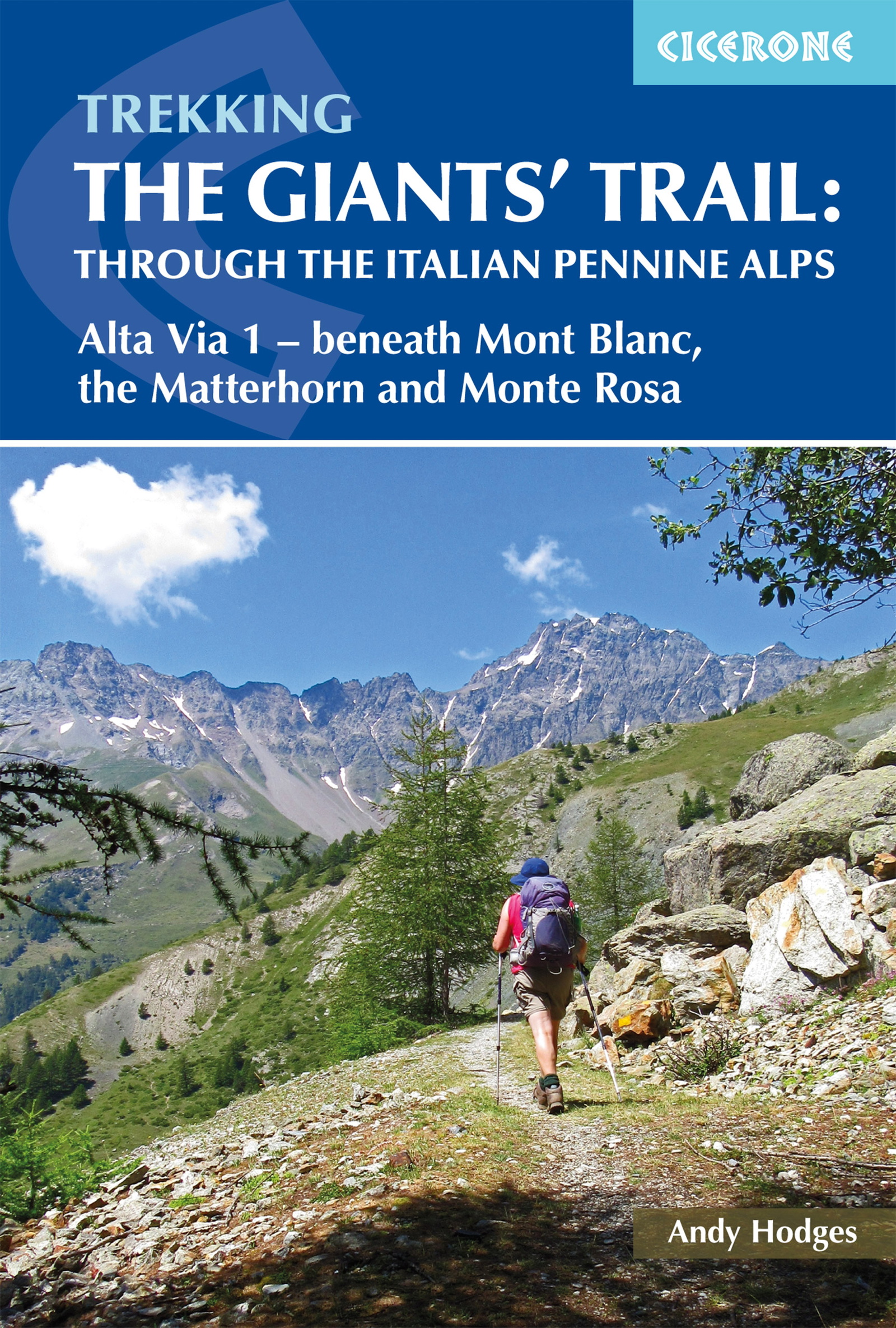 Trekking the Giants' Trail: Alta Via 1 through the Italian Pennine Alps - Front Cover