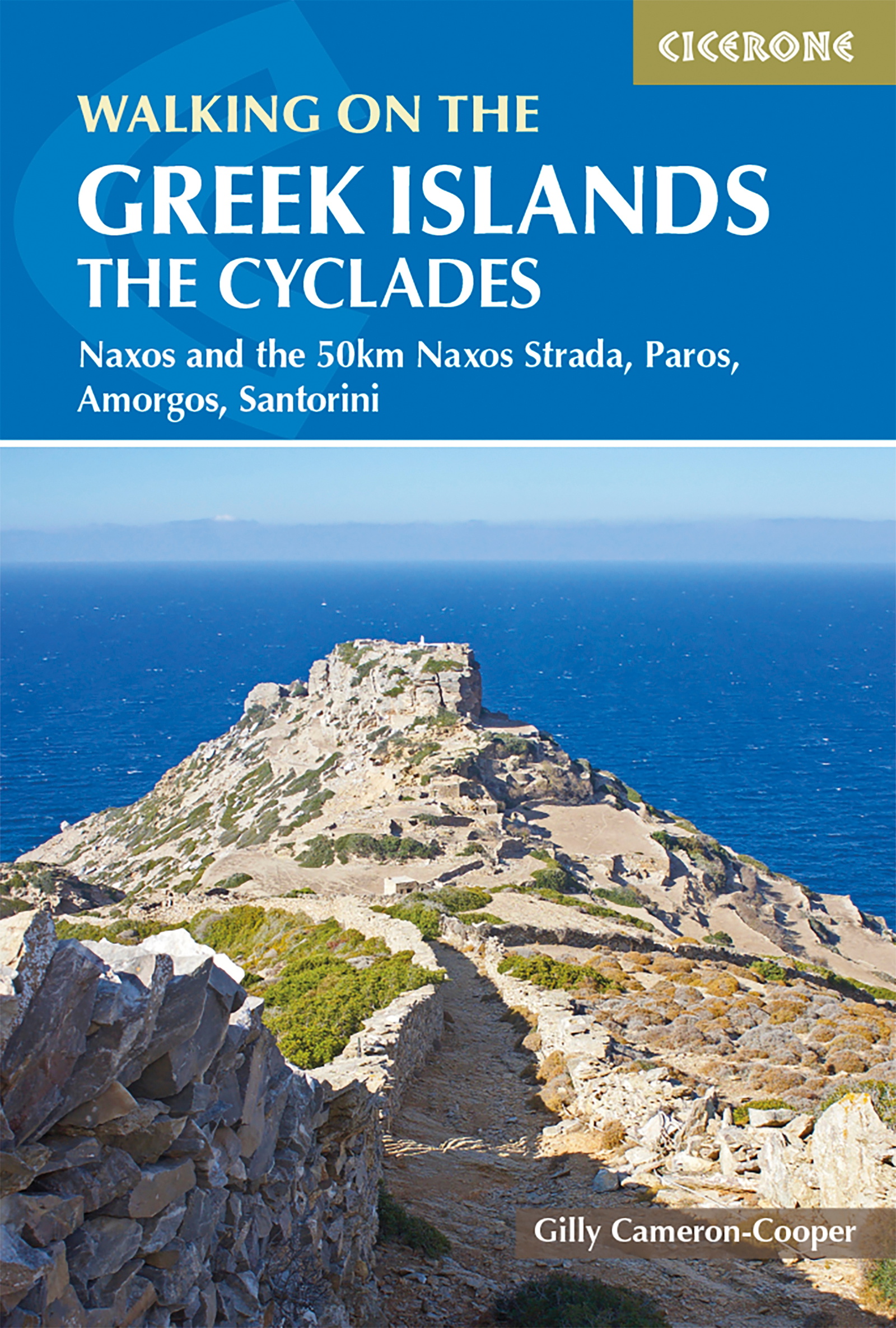 Walking on the Greek Islands - the Cyclades - Front Cover