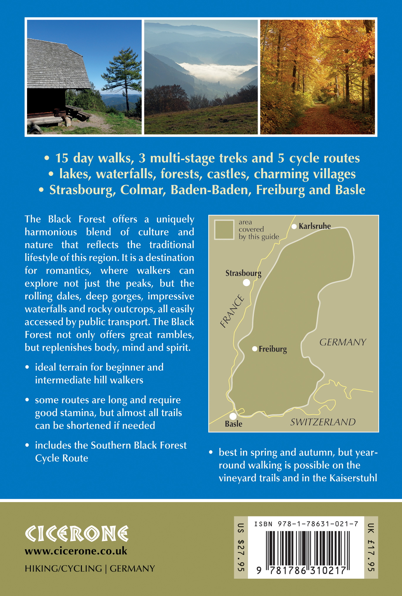 Hiking and Cycling in the Black Forest | Guidebook… | Cicerone Press