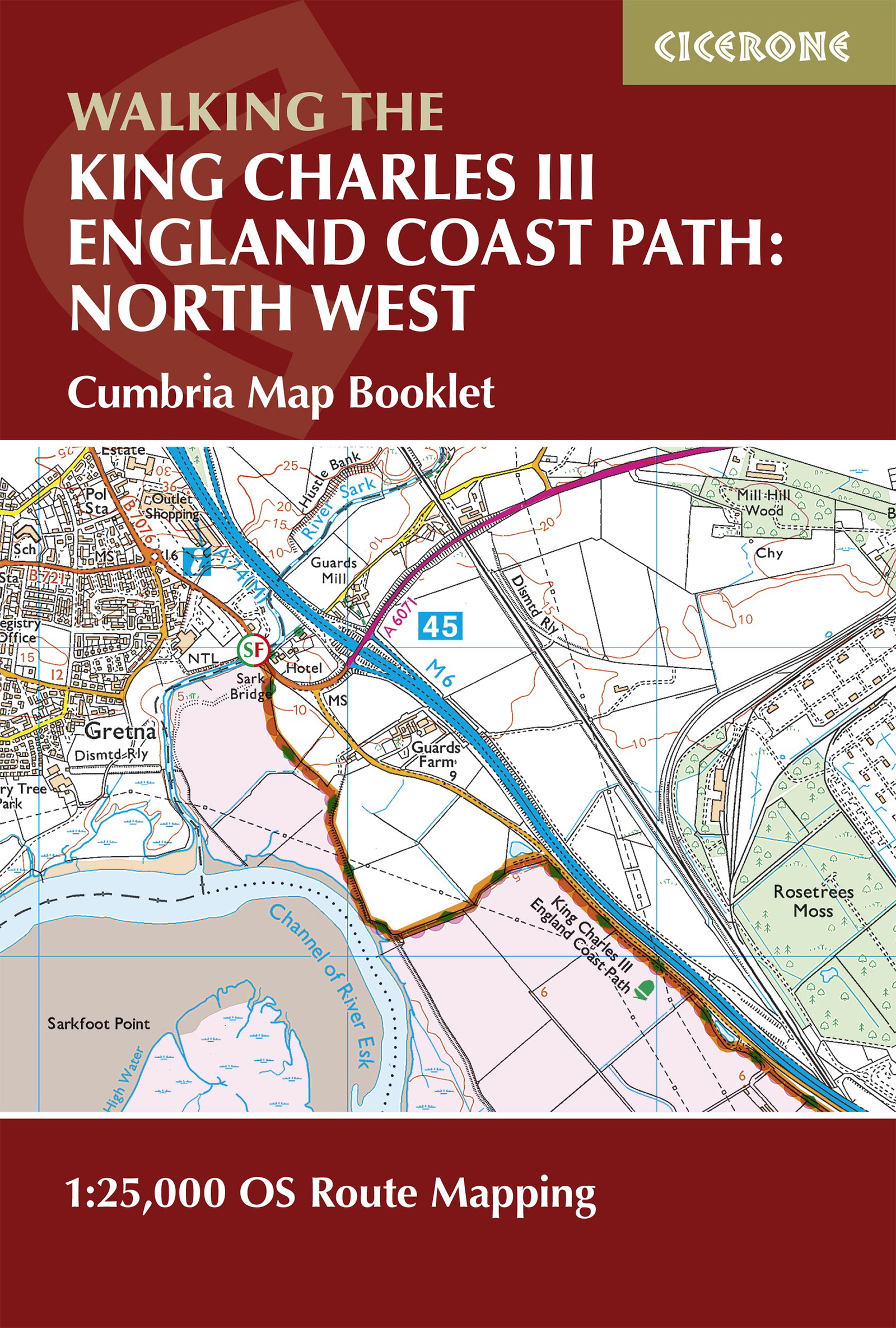 Walking the King Charles III England Coast Path: North West - Cumbria Map Booklet - Front Cover