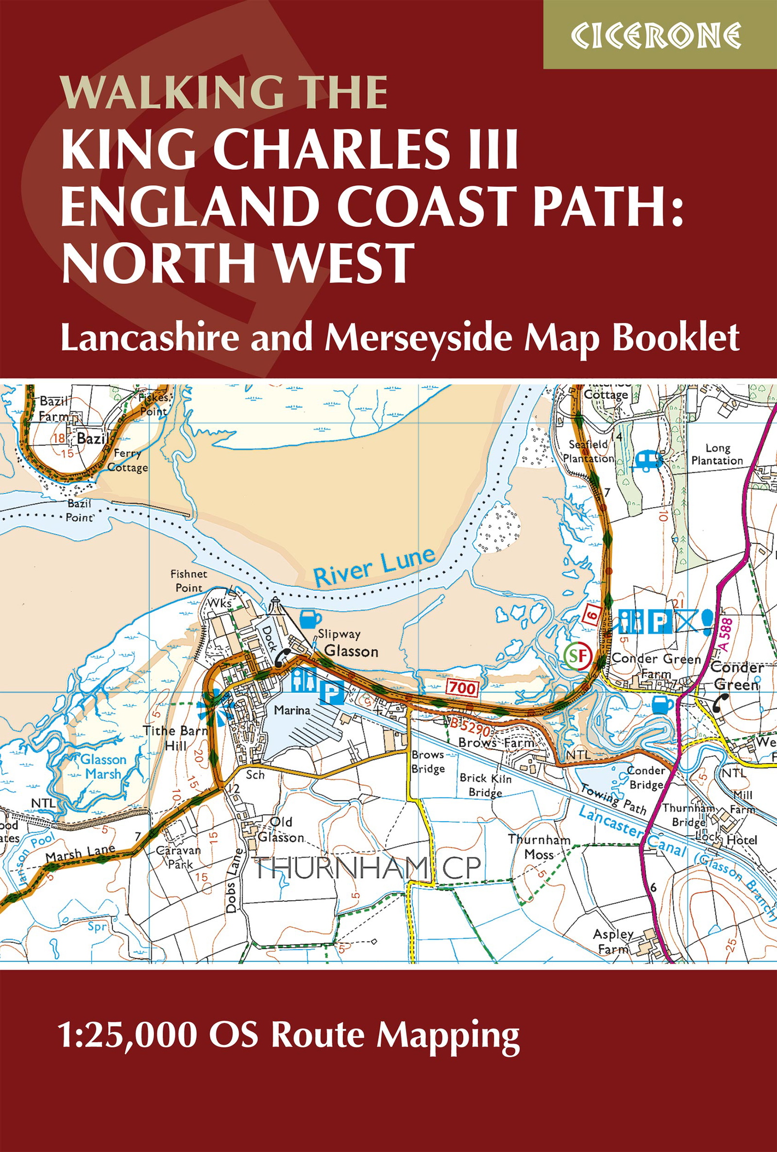 Walking the King Charles III England Coast Path: North West - Lancashire and Merseyside Map Booklet - Front Cover
