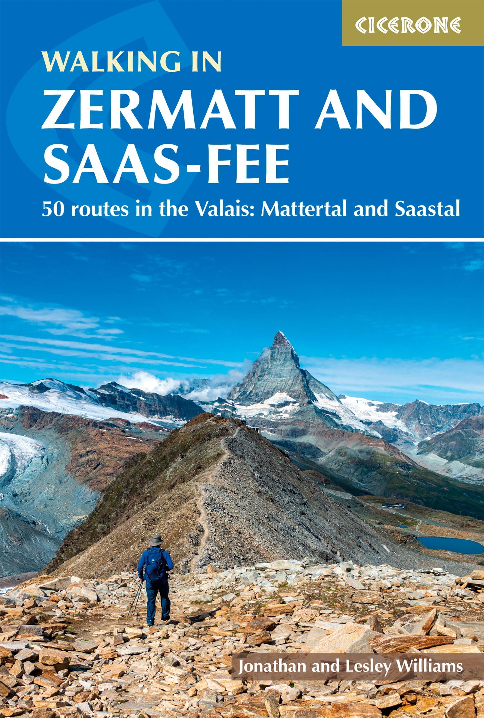 Walking in Zermatt and Saas-Fee - Front Cover