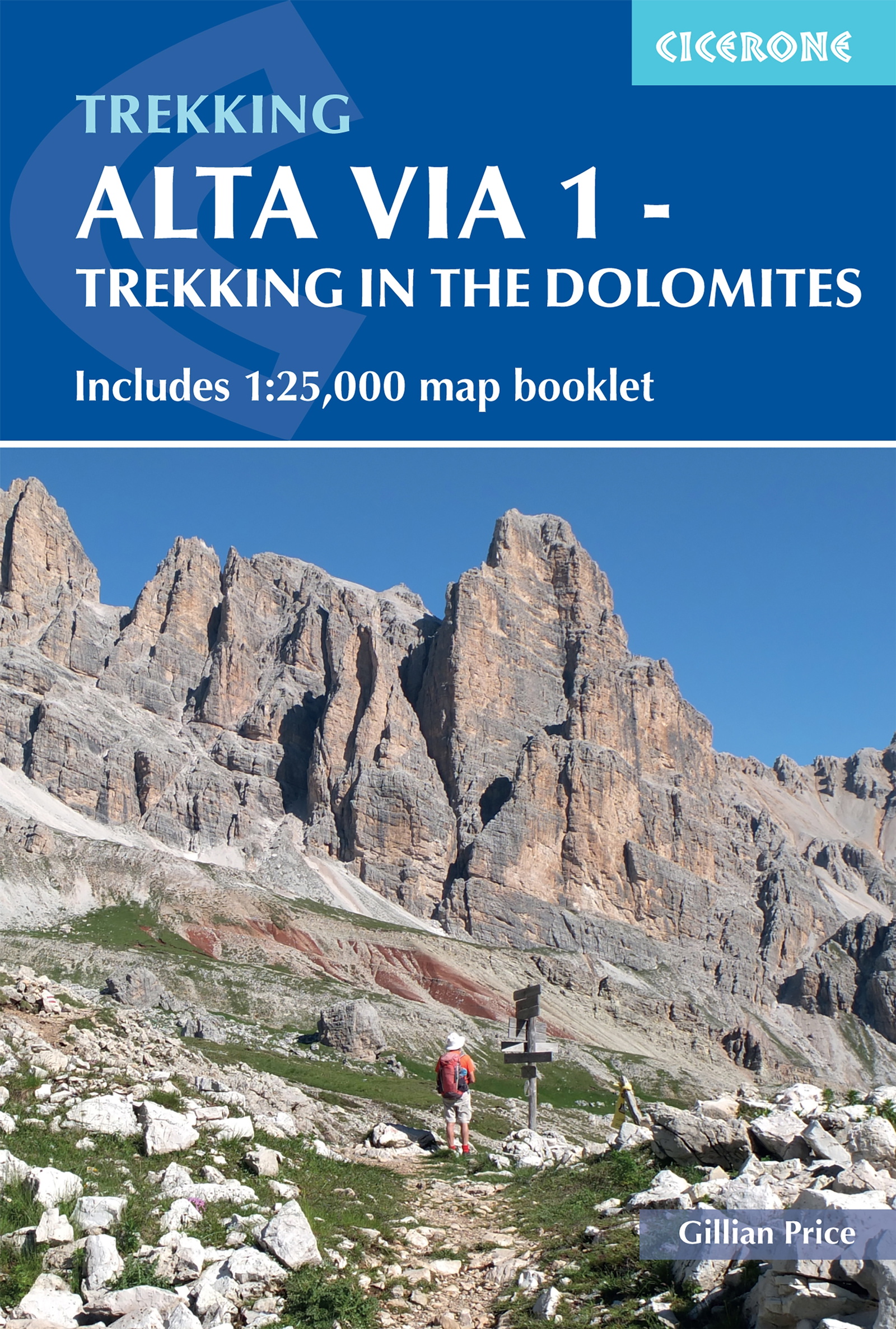 Alta Via 1 - Trekking in the Dolomites - Front Cover