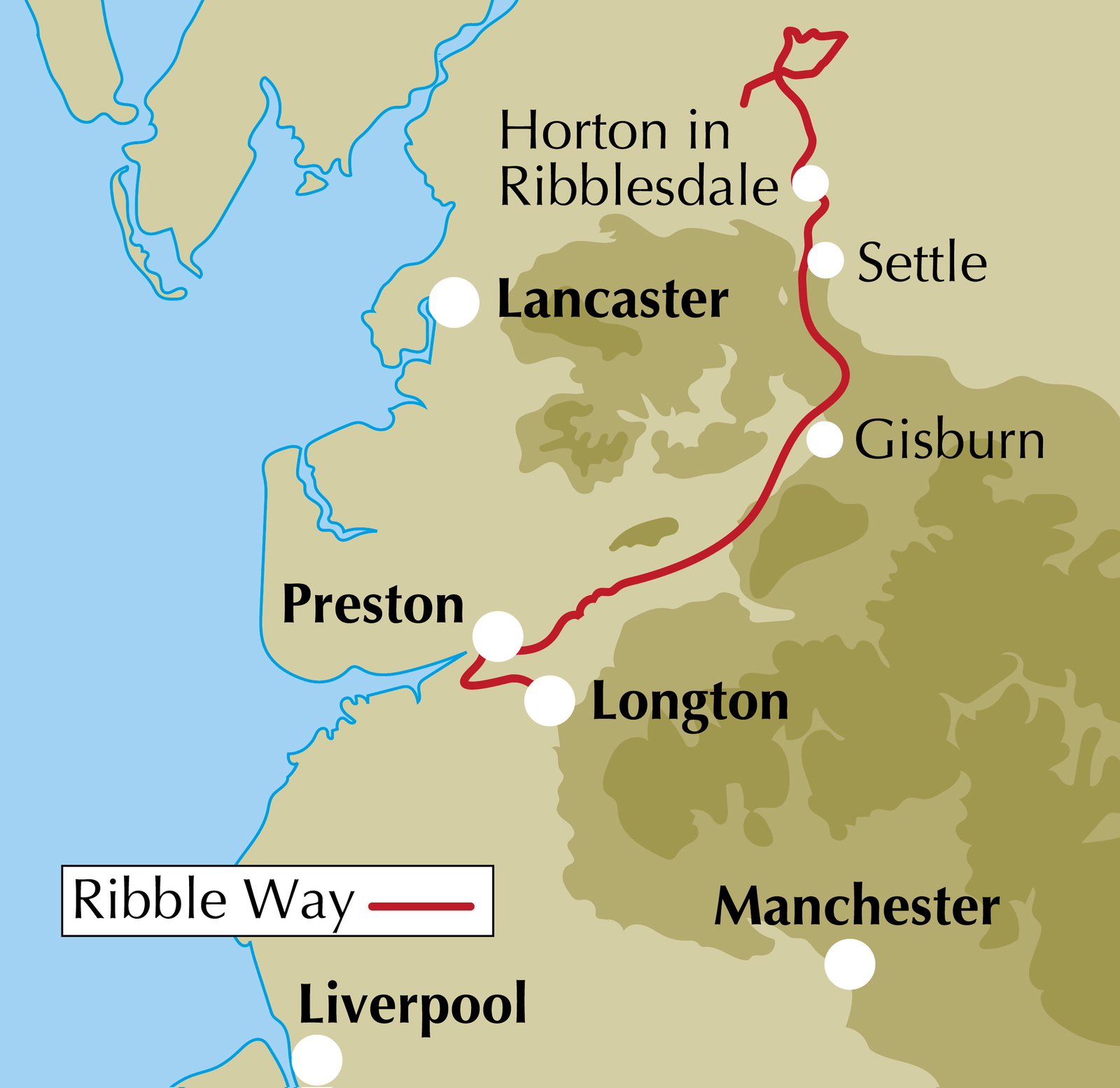 Walking the Ribble Way | Cicerone Guidebook | Cicerone Press