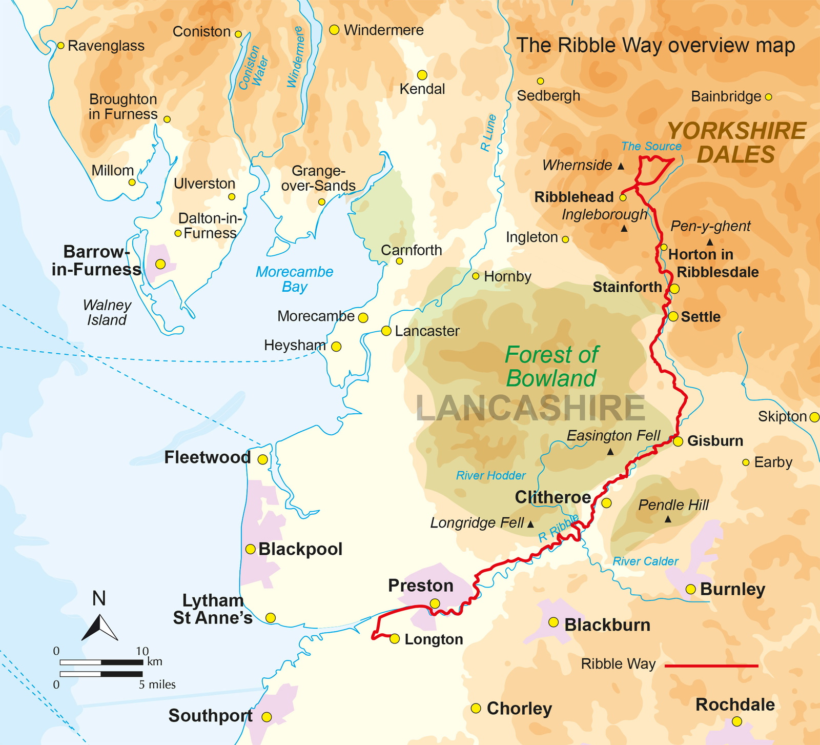 Walking the Ribble Way | Cicerone Guidebook | Cicerone Press