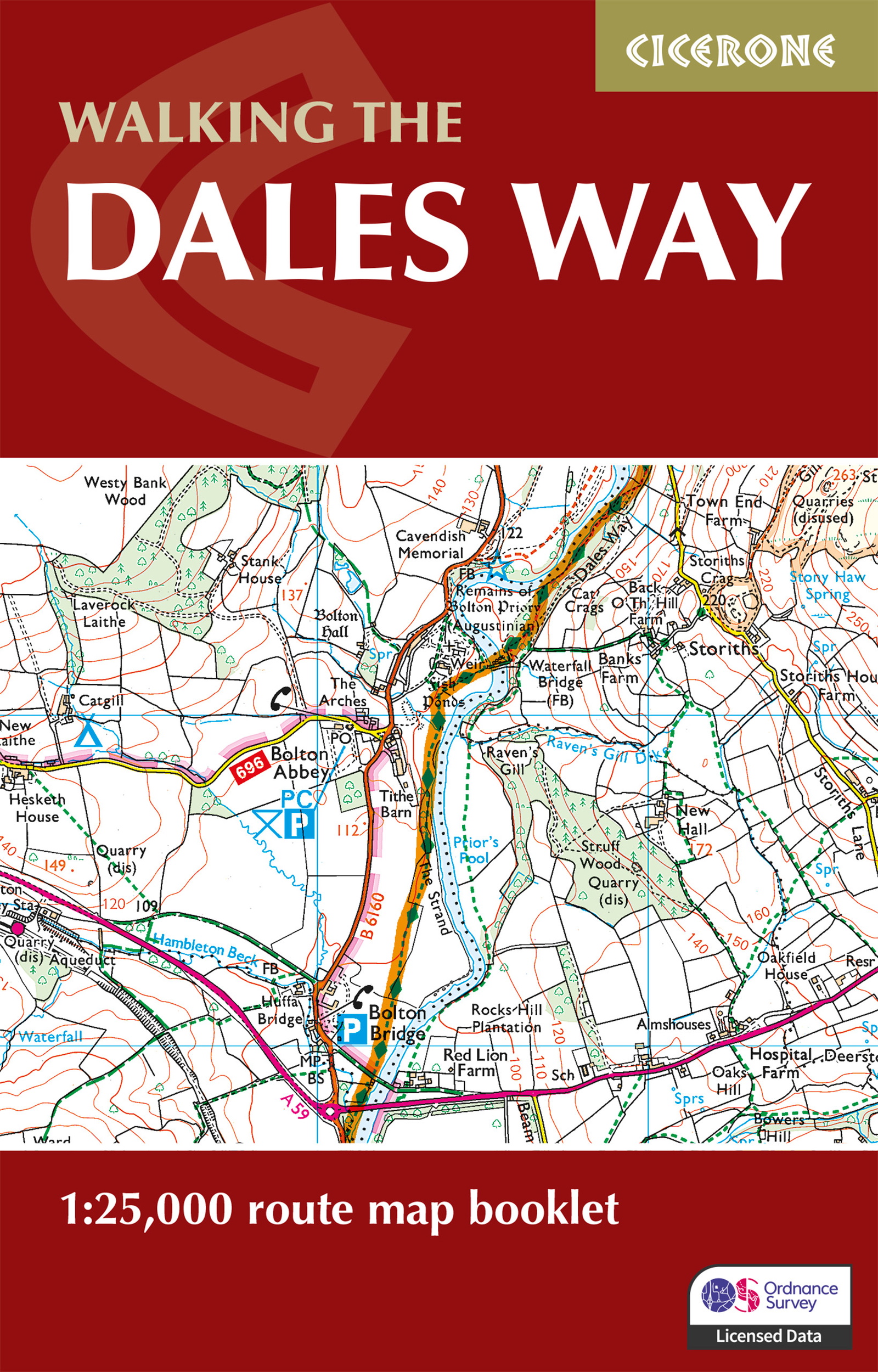 The Dales Way Map Booklet - Front Cover