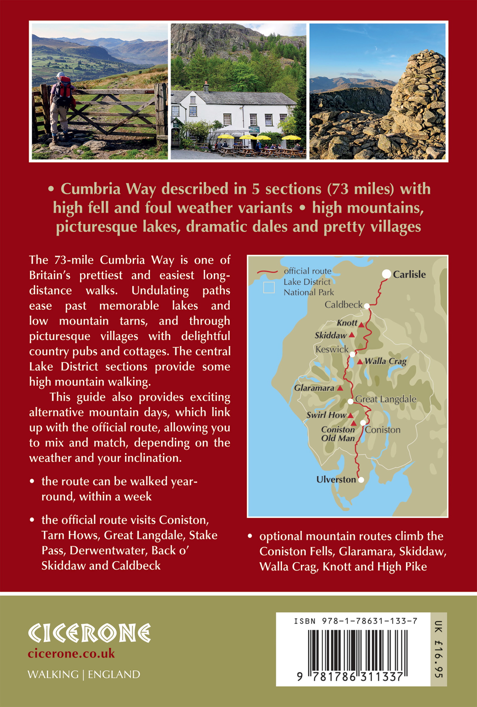 Walking the Cumbria Way Guidebook | Long-Distance… | Cicerone Press