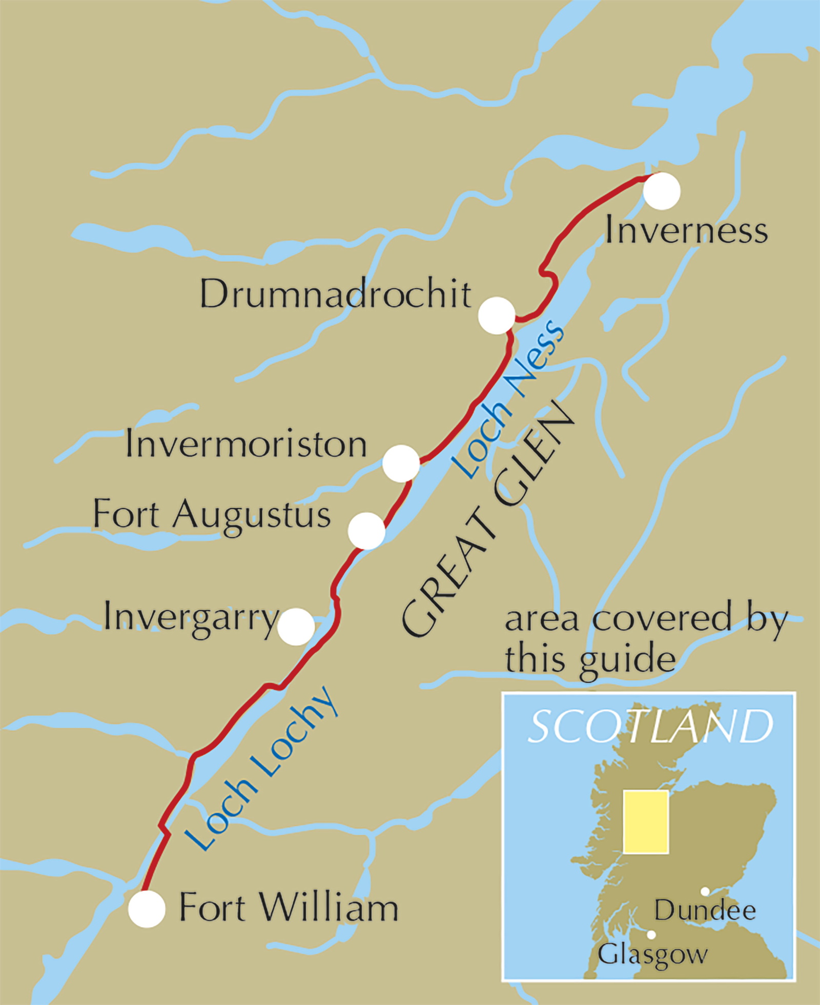 Great Glen Way | OS map booklet | Scotland's Great… | Cicerone Press
