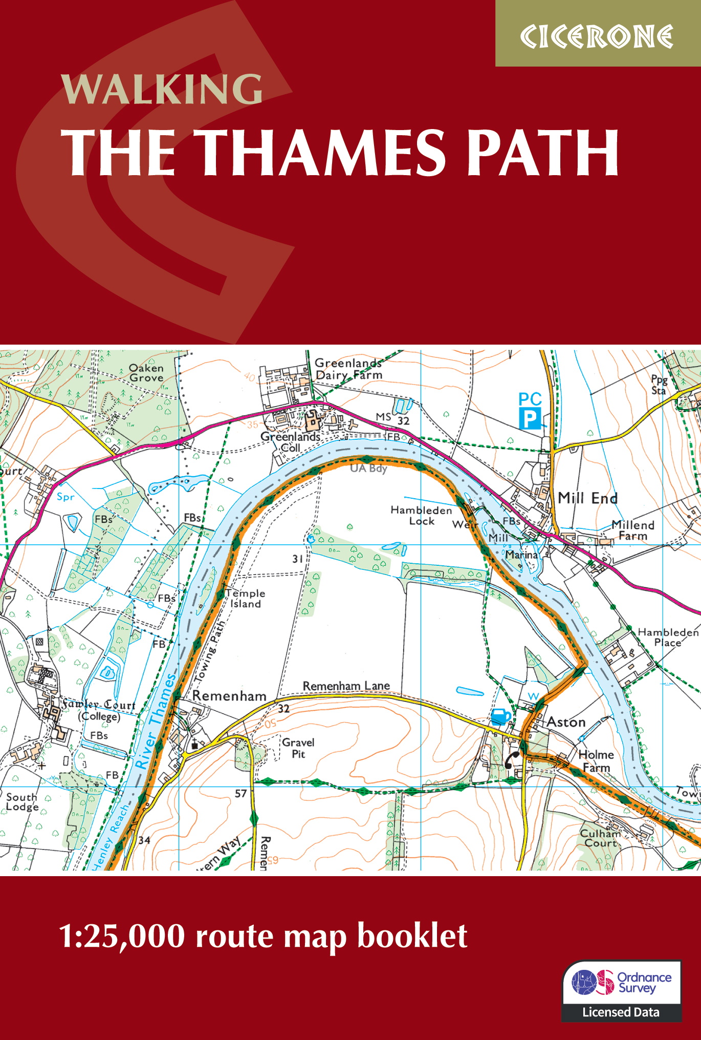 The Thames Path Map Booklet - Front Cover