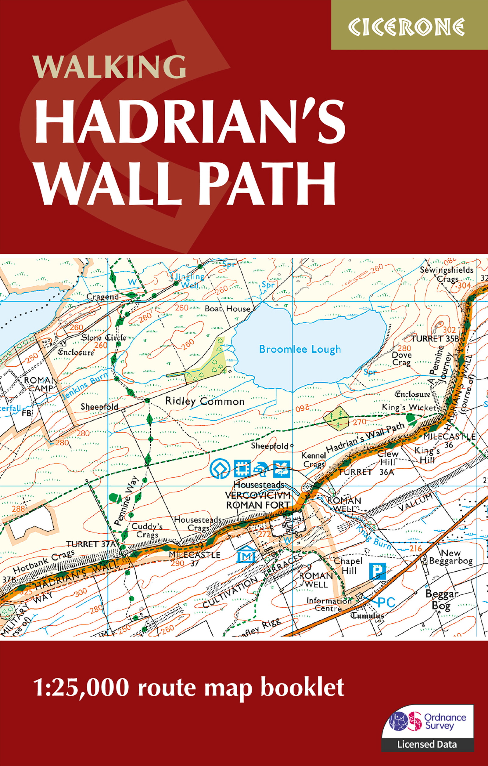 Hadrian's Wall Path Map Booklet - Front Cover