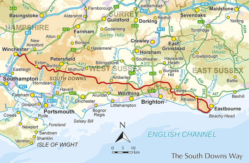 South Downs Way | National Trail Guidebook | OS maps | Cicerone Press