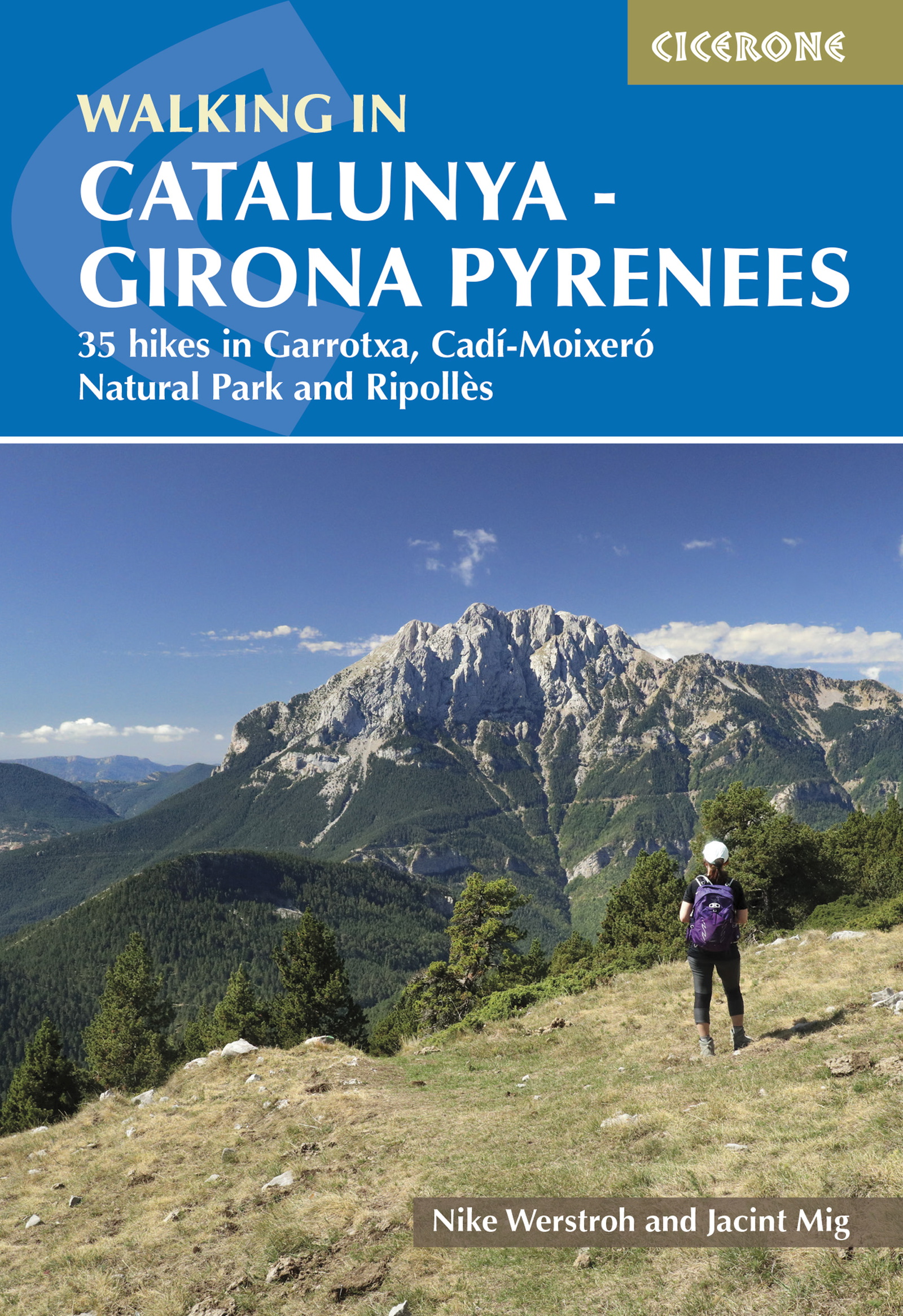 Walking in Catalunya - Girona Pyrenees - Front Cover