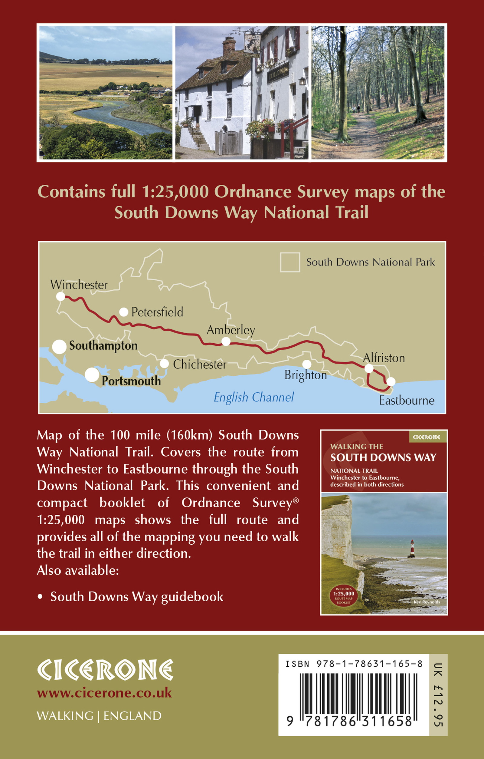 South Downs Way Map Booklet | 1:25,000 OS Mapping | Cicerone Press