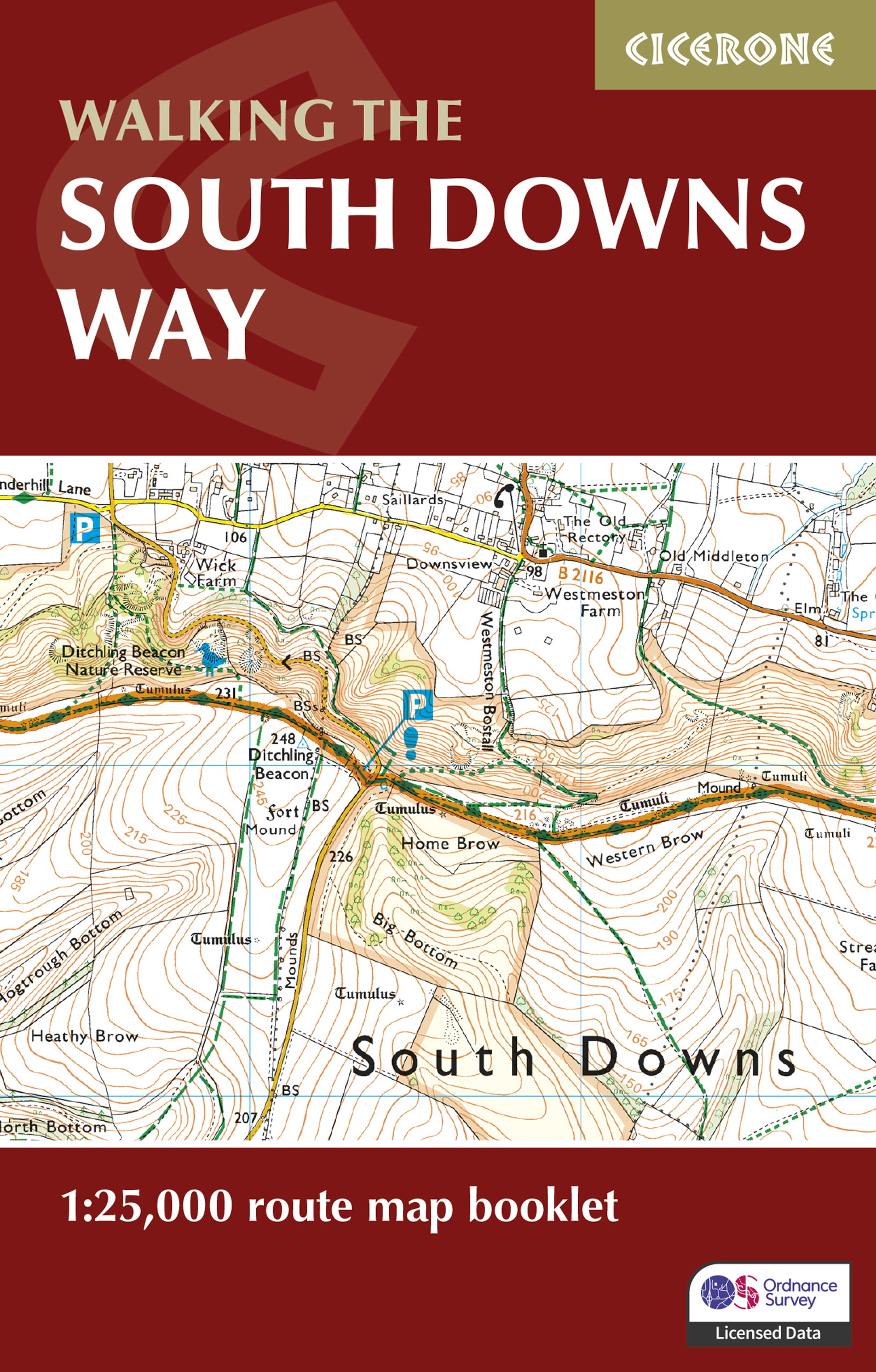 The South Downs Way Map Booklet - Front Cover