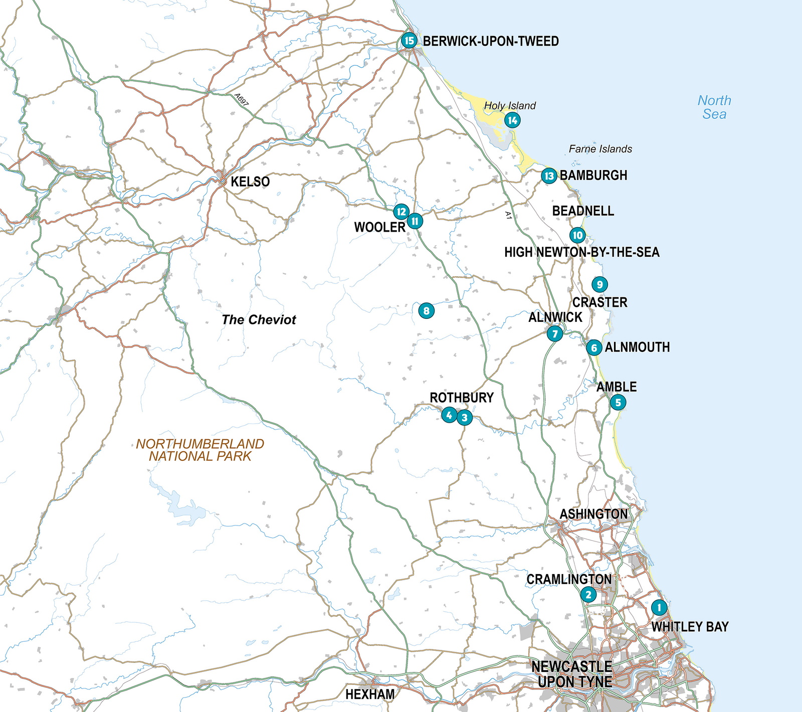 15 Short Walks in Northumberland | Wooler, Alnwick &… | Cicerone Press