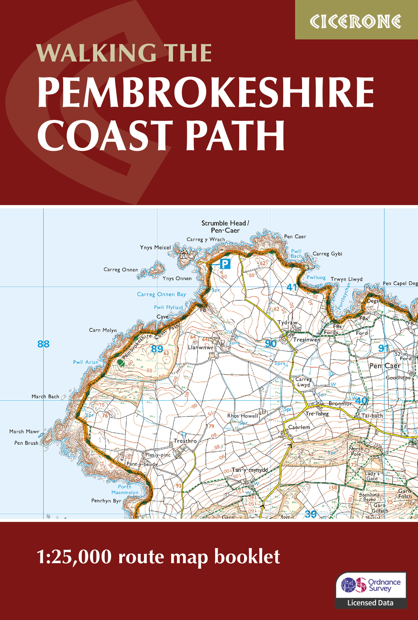 Pembrokeshire Coast Path Map Booklet - Front Cover