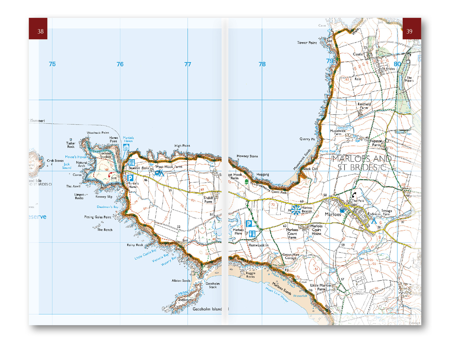 Pembrokeshire Coast Path Map Booklet | Complete OS… | Cicerone Press