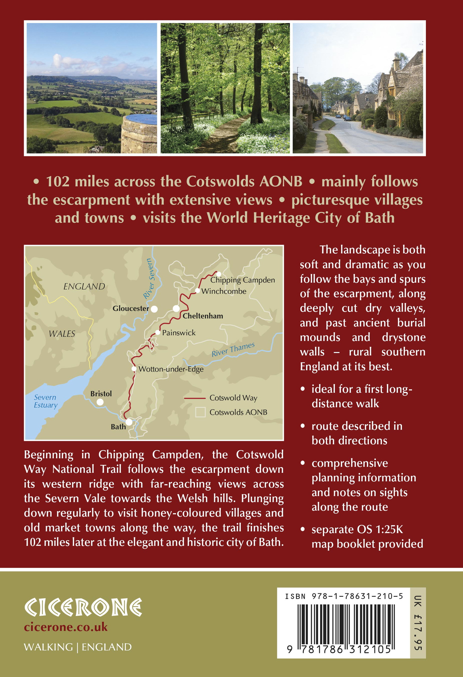 The Cotswold Way | National Trail Guidebook | OS Maps | Cicerone Press