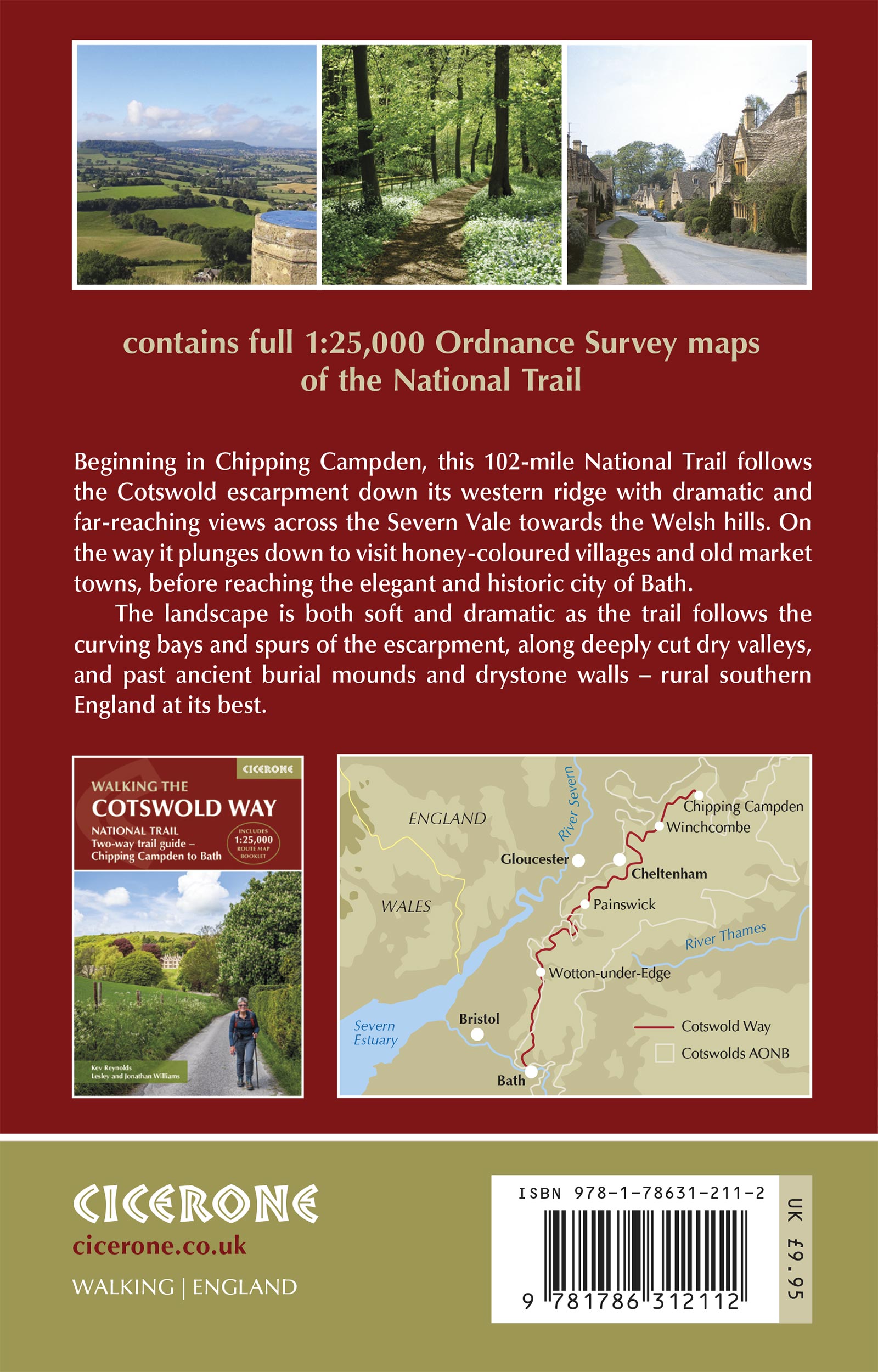 Cotswold Way National Trail OS map booklet | Cicerone Press