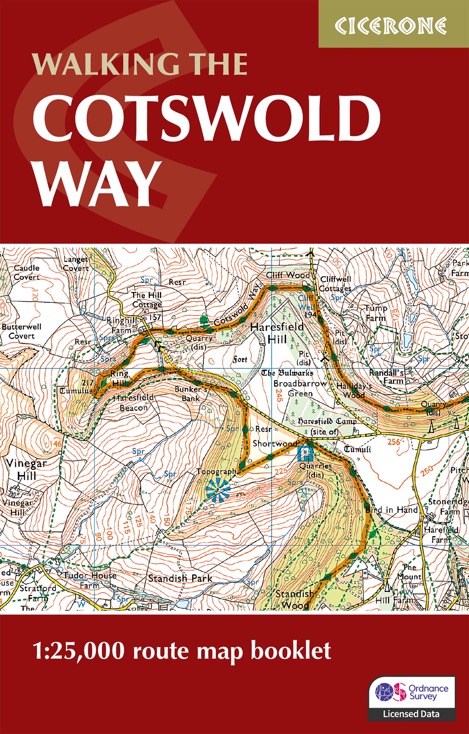 The Cotswold Way Map Booklet - Front Cover