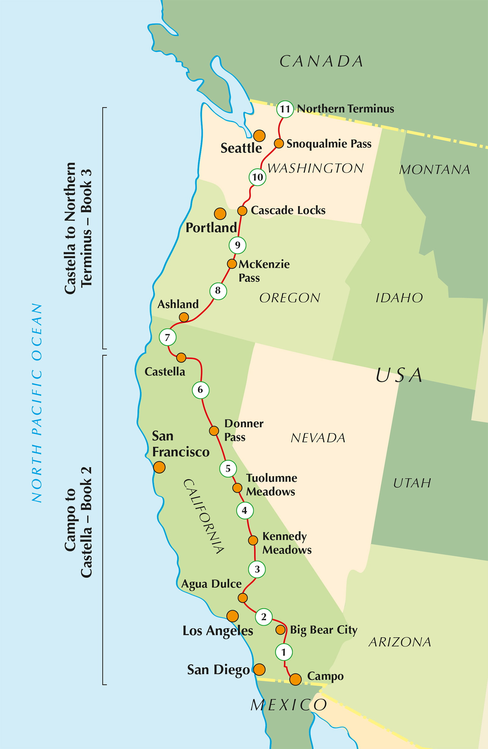 Pacific Crest Trail hiking guidebook and maps | Cicerone Press