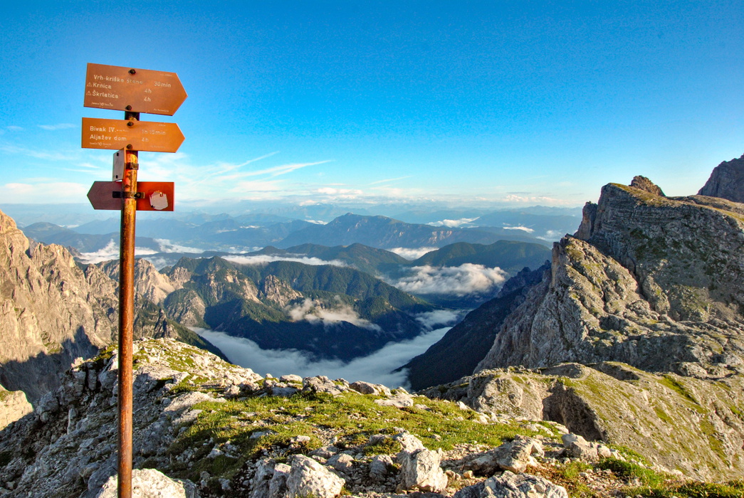 Walking the Julian Alps of Slovenia - Route Photos