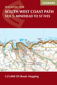 South West Coast Path Map Booklet - Vol 1: Minehead to St Ives South West Coast Path Map Booklet - Vol 1: Minehead to St Ives - Front Cover