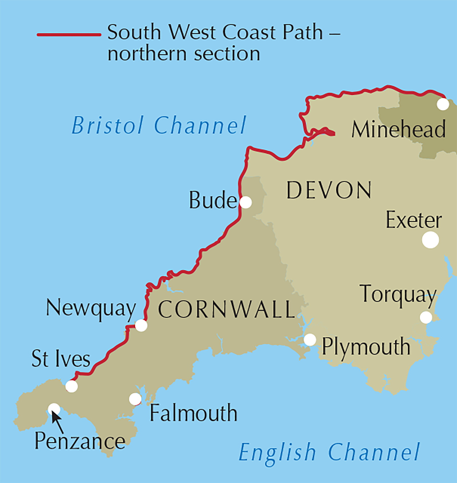 South West Coast Path Map Booklet Vol 1 | Minehead… | Cicerone Press
