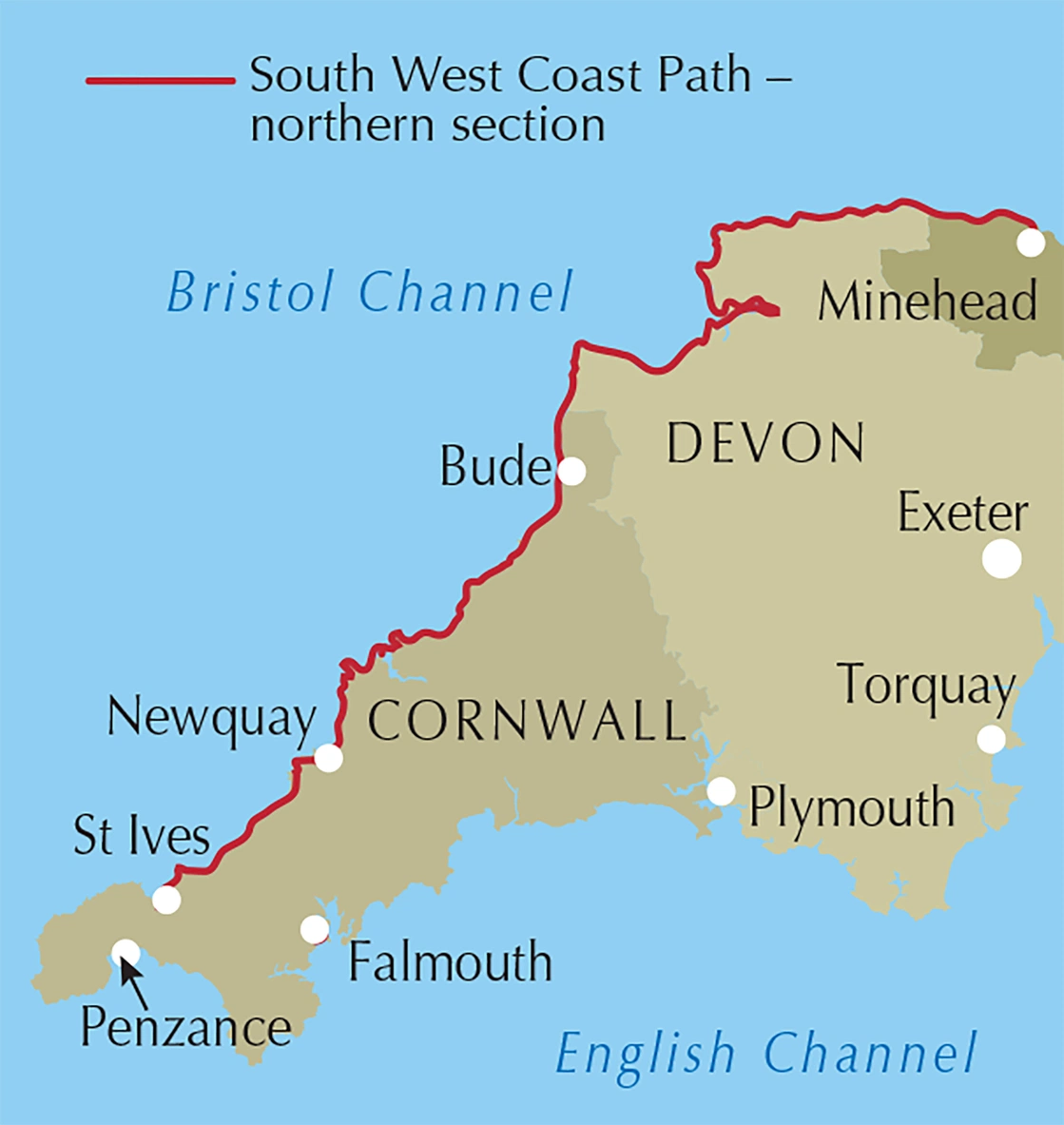 Sw Coast Path Printable Map.pdf South West Coast Path Map Booklet Vol 1 | Minehead… | Cicerone Press