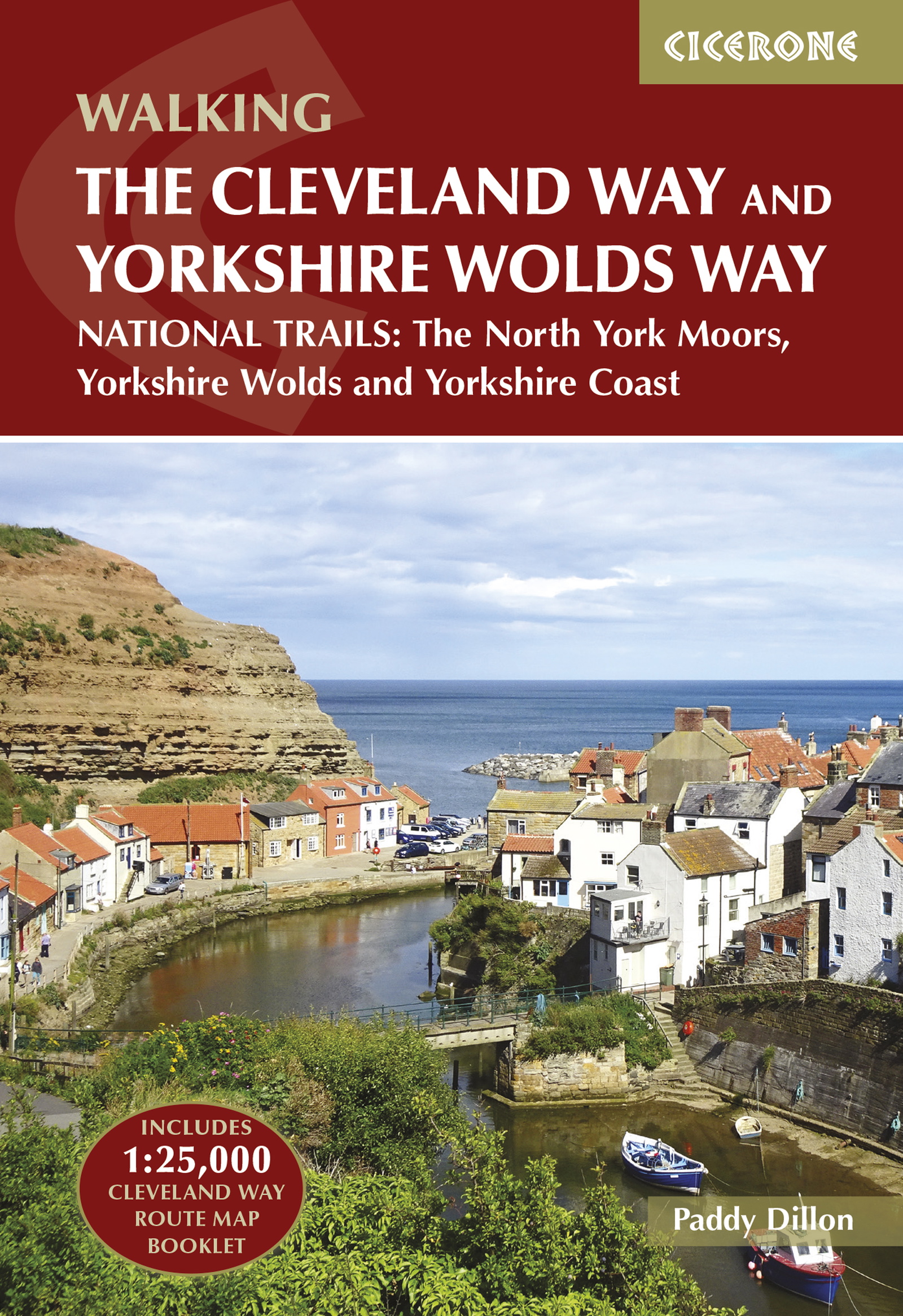 The Cleveland Way and the Yorkshire Wolds Way - Front Cover
