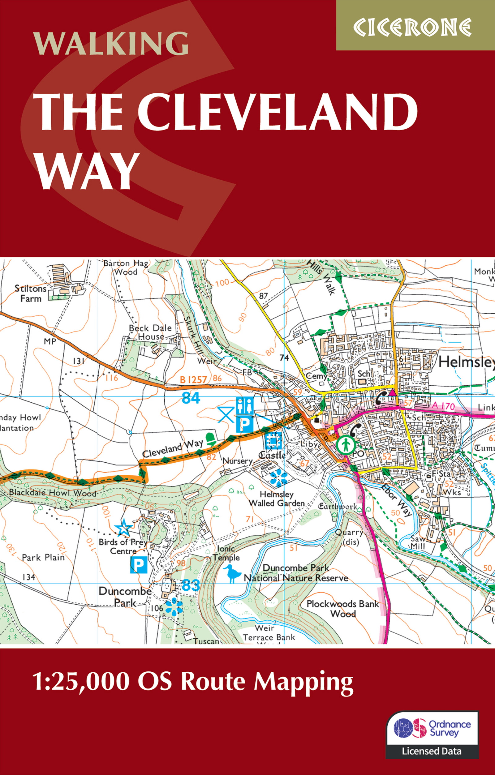 The Cleveland Way Map Booklet - Front Cover