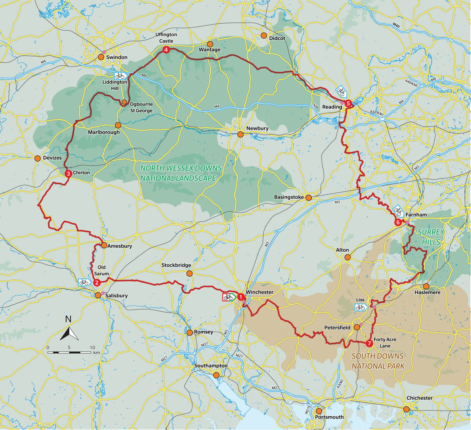 Bikepacking King Alfred's Way – 353km Gravel Loop… | Cicerone Press