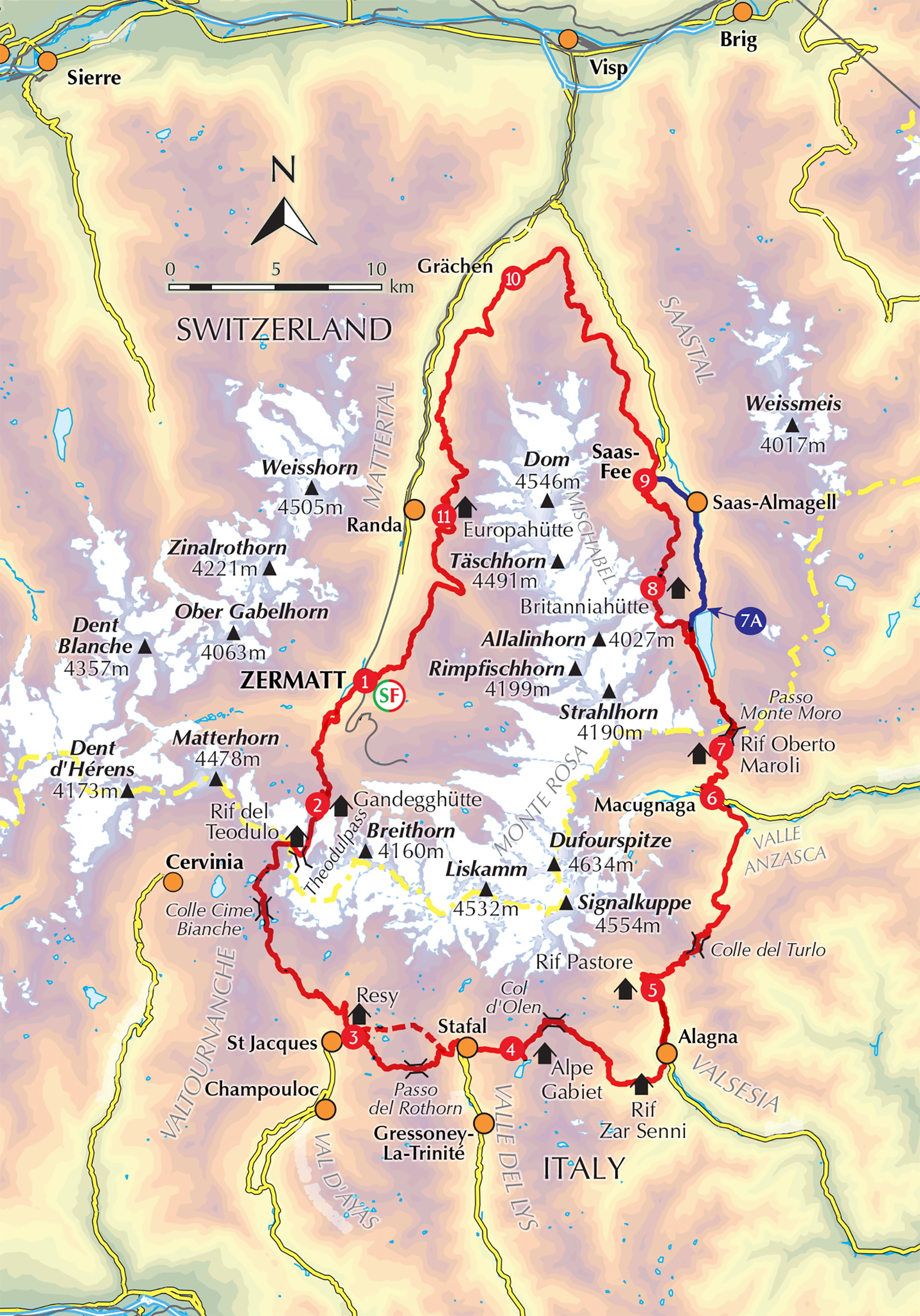 Guidebook | Hiking the Tour of Monte Rosa | Cicerone Press