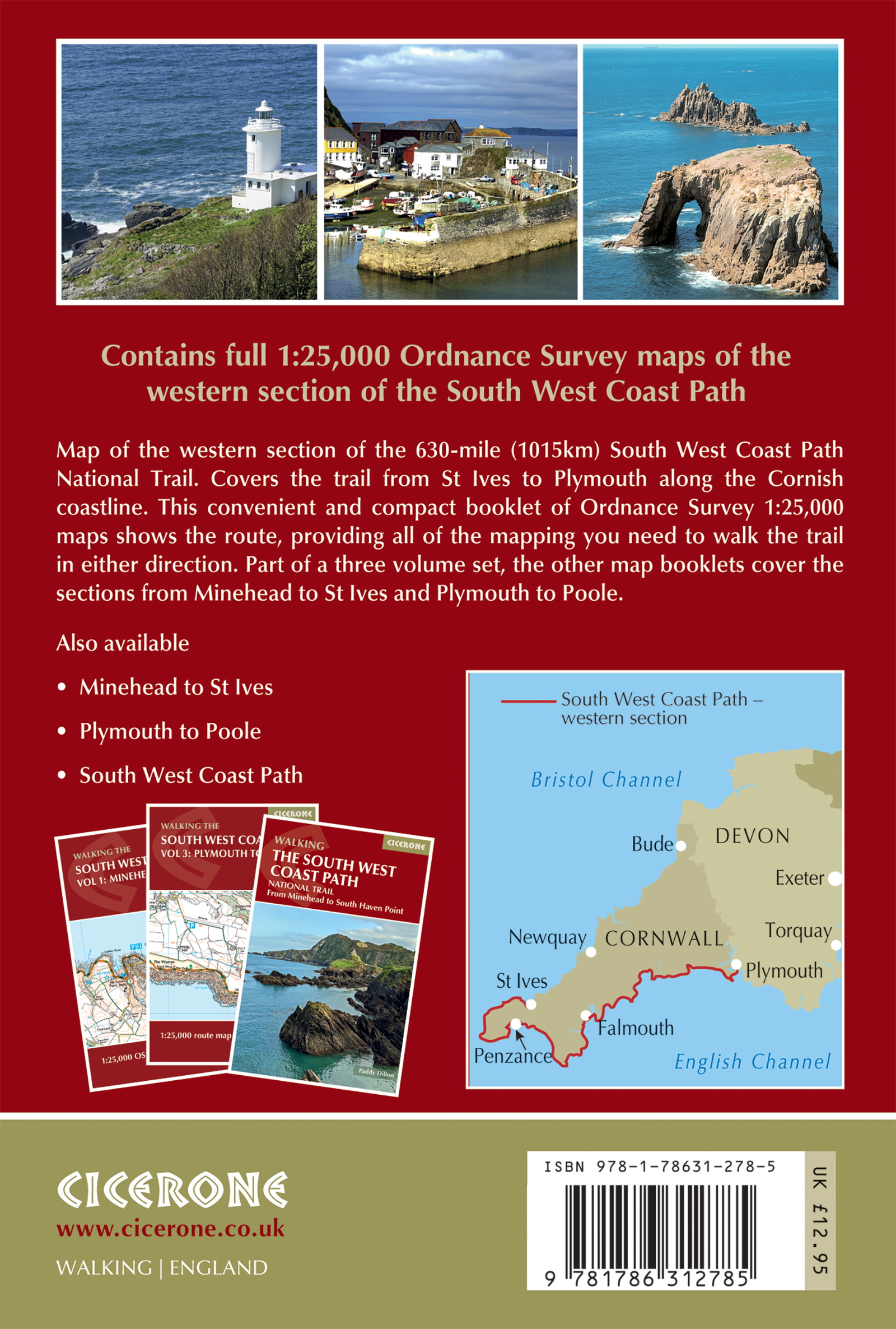 South West Coast Path Map Booklet Vol 2 | St Ives to… | Cicerone Press