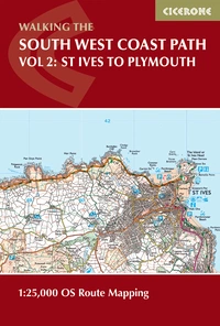South West Coast Path Map Booklet - Vol 2: St Ives to Plymouth South West Coast Path Map Booklet - Vol 2: St Ives to Plymouth - Front Cover