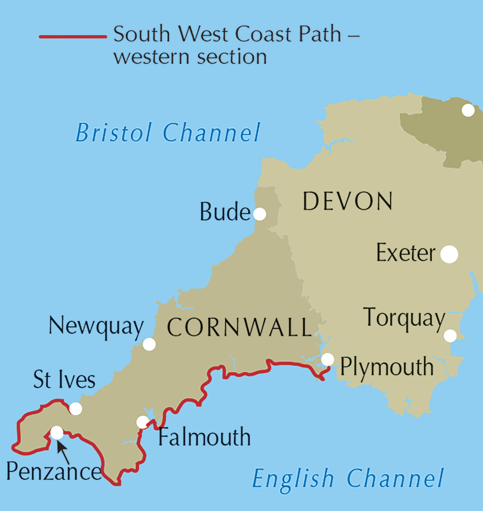 South West Coast Path Map Booklet Vol 2 | St Ives to… | Cicerone Press
