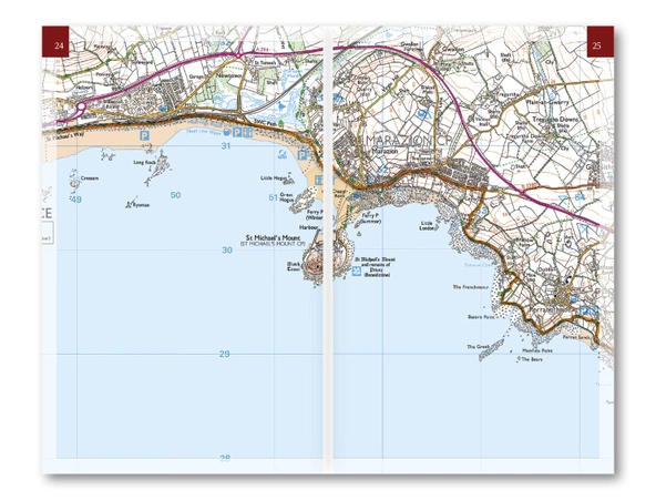 Swcp Map South West Coast Path Map Booklet Vol 2 | St Ives to… | Cicerone Press