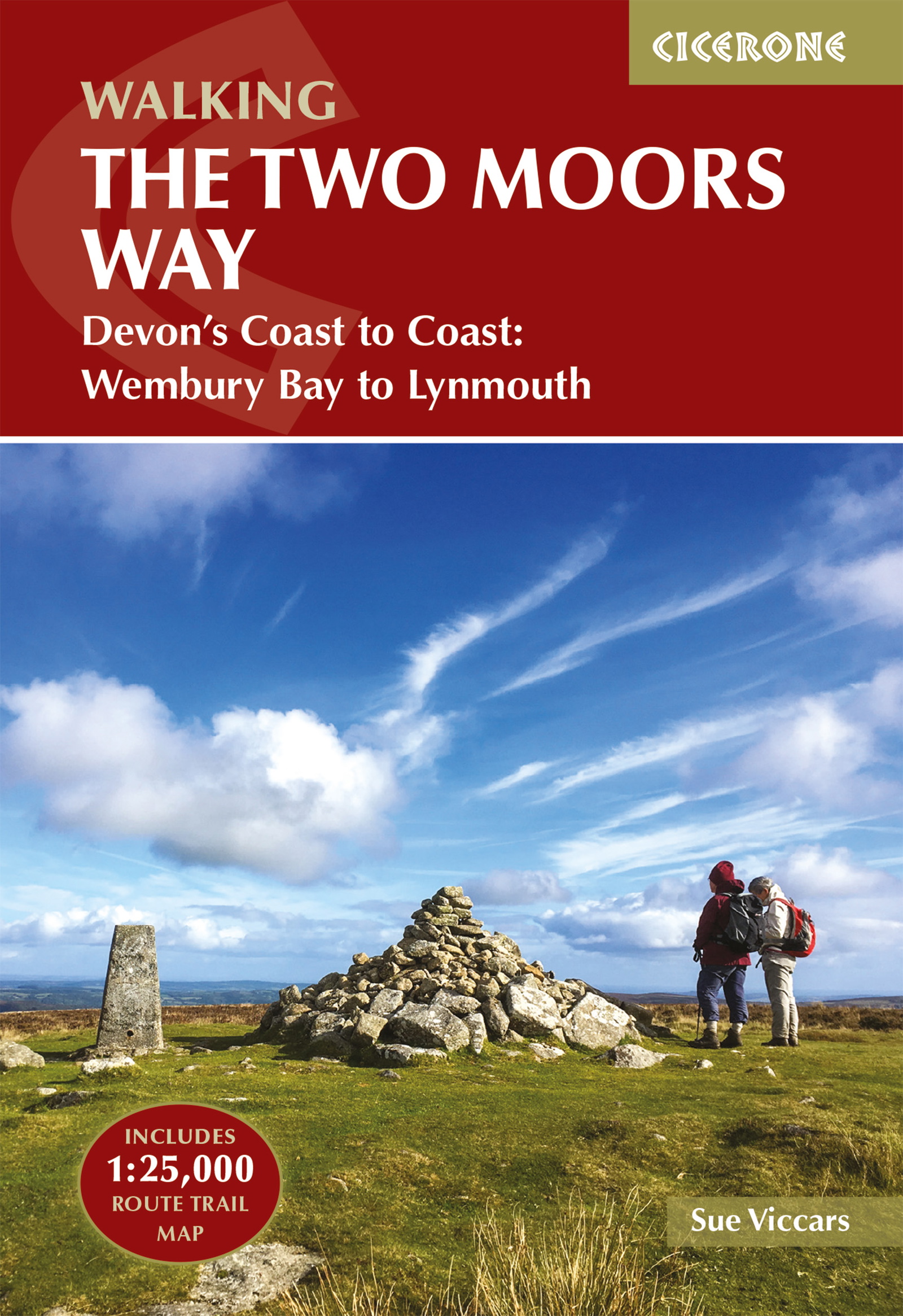 The Two Moors Way - Front Cover