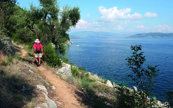 The breathtaking Corfu coastline