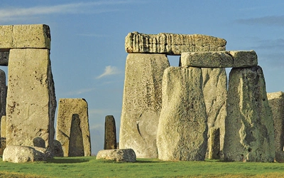 The magical outline of Stonehenge