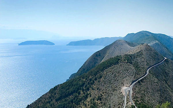 View south from the hiking trail to Sis, near Beli, on the island of Cres, Croatia © Rudolf Abraham