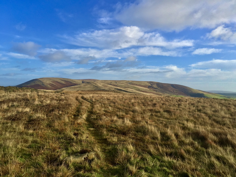 ​​​​​​​The entire Pendle massif viewed from the south