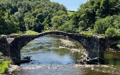 Cromwell’s Bridge over the River Hodder